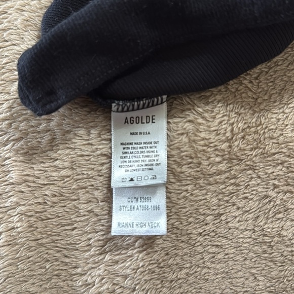 Agolde Rianne High Neck Ribbed Bodysuit - Picture 8 of 11